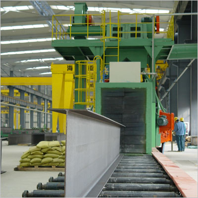 H型鋼拋丸機(jī)，工字鋼專用拋丸清理機(jī)